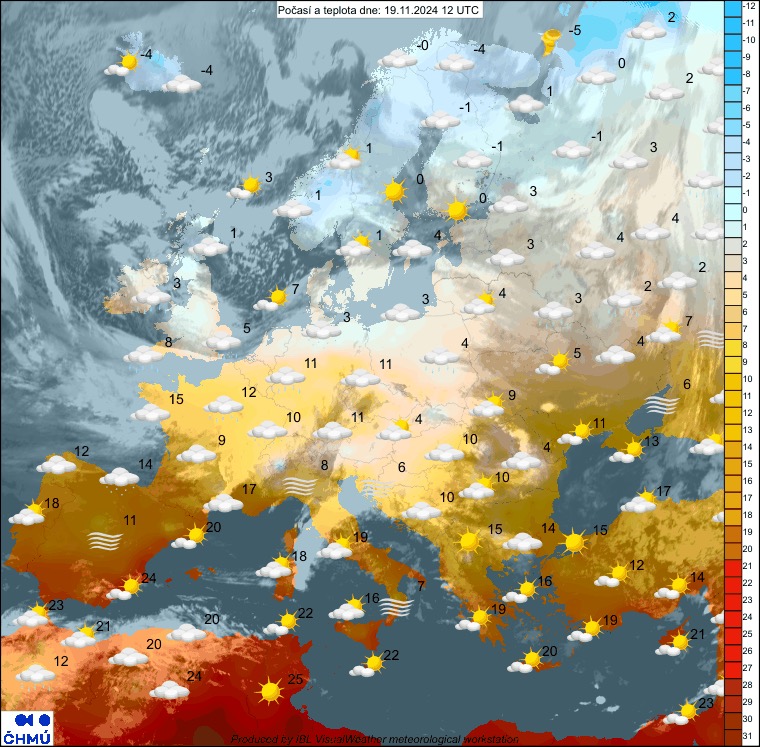 Europe Weather Map