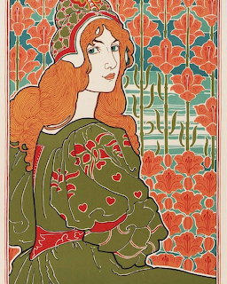 Art Nouveau Woman Portrait