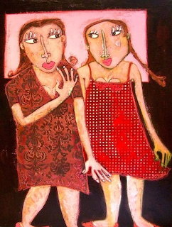 Two Stylized Women