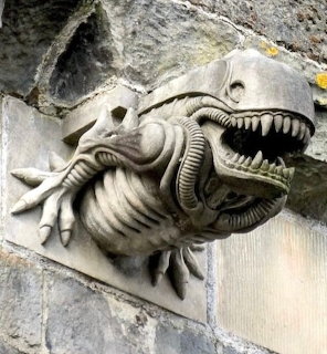 Alien Gargoyle Paisley Abbey