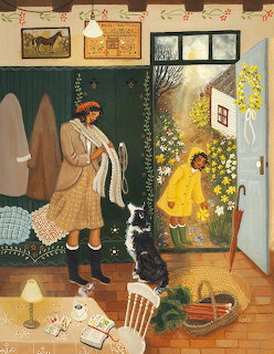 Cottage Doorway Rainy Day