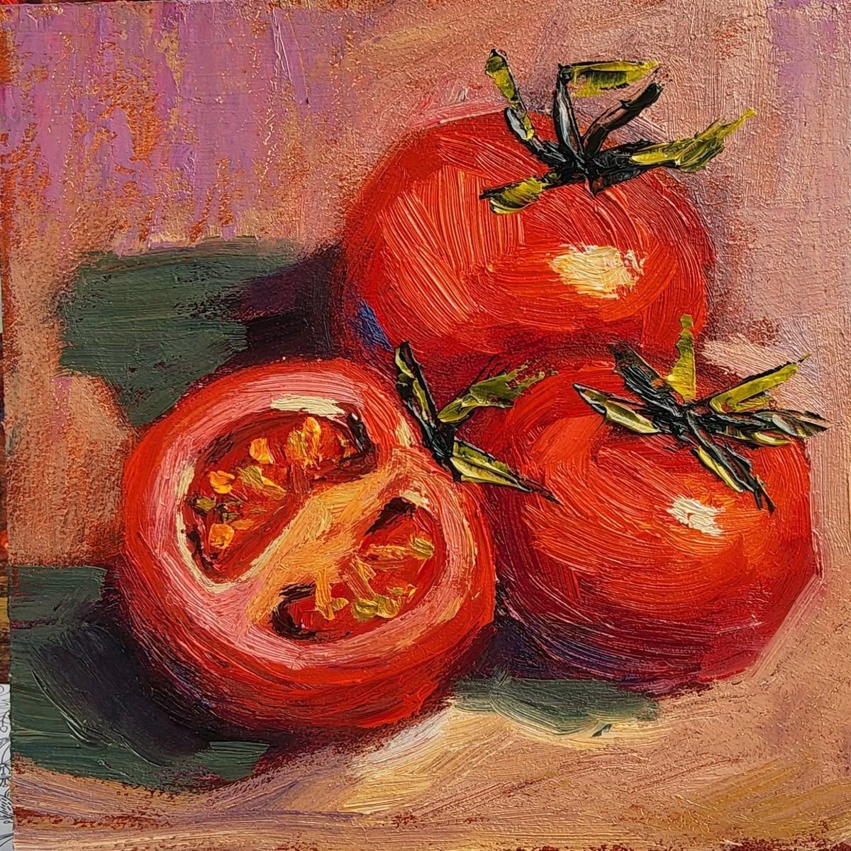 Tomato Oil Painting