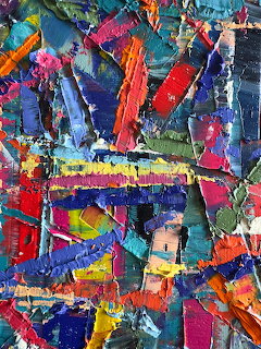 Colorful Abstract Oil Painting