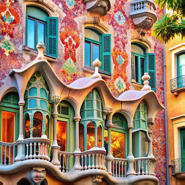 Casa Batllo Balconies