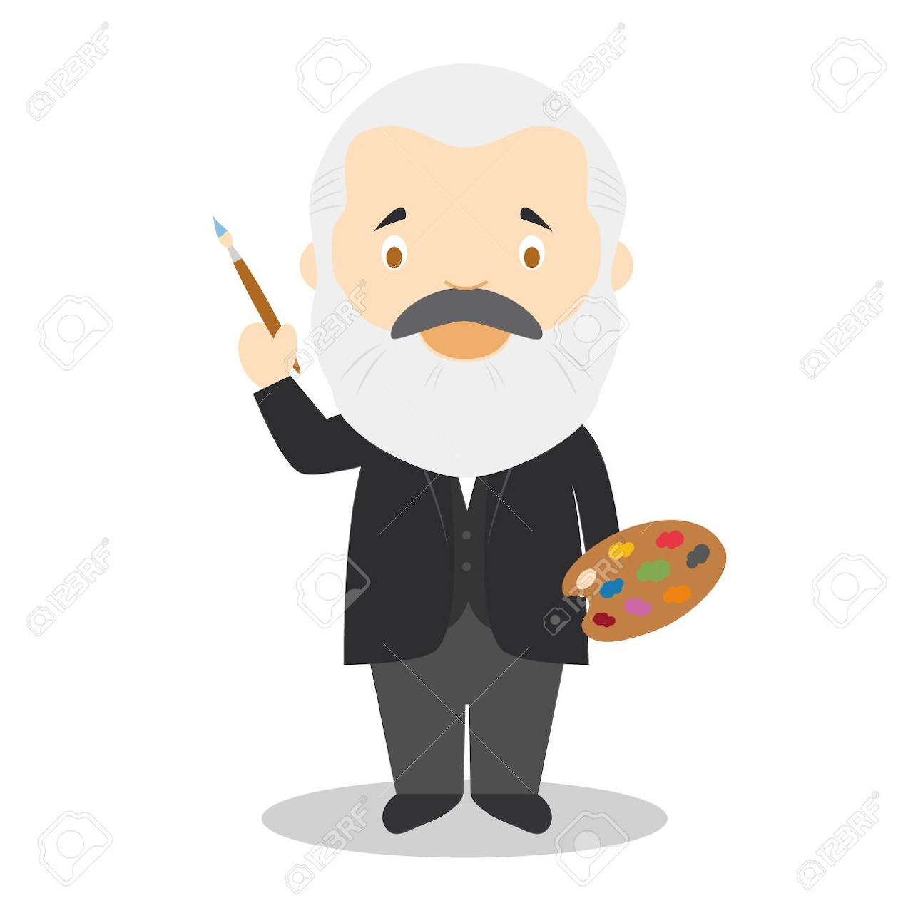 Monet Cartoon Character