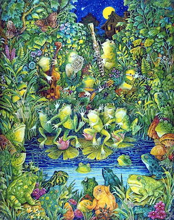 Frogs Night Music Swamp