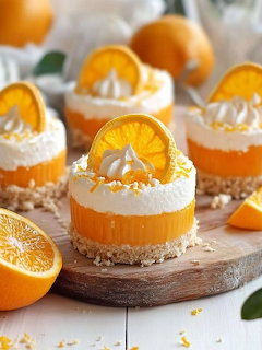 Orange Cheesecake Desserts