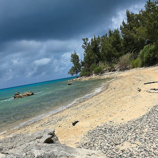 Bermuda Beach Coastline Stormy Sky