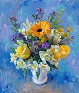 Sunshine Bouquet Painting