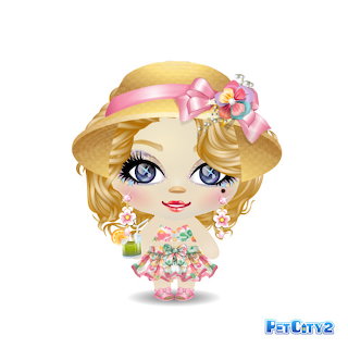 Blonde Girl Cartoon Character