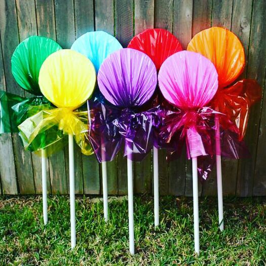 Colorful Giant Lollipop Decorations
