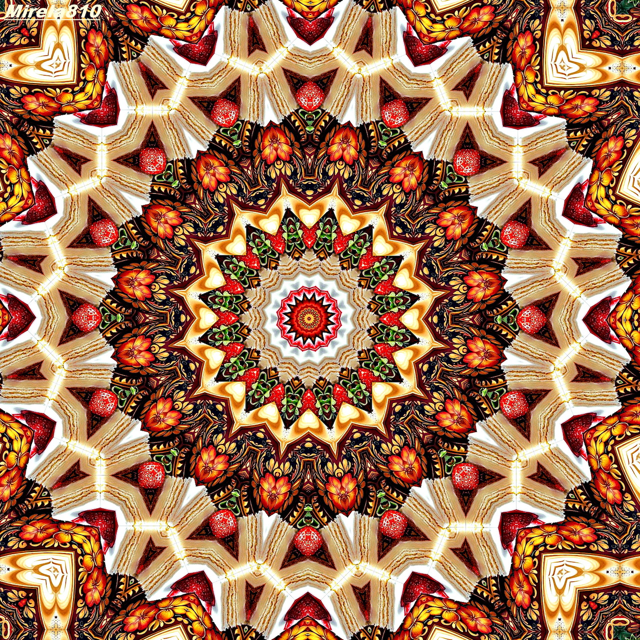 Ornate Floral Mandala