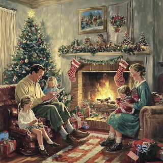 Old Time Christmas with Family