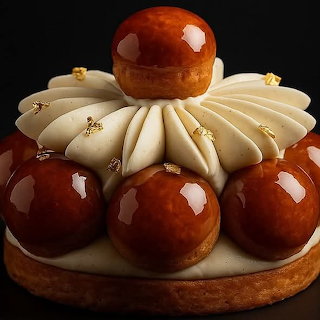 Glossy Dessert Pastry