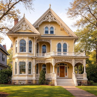 Victorian House with Ornate Details