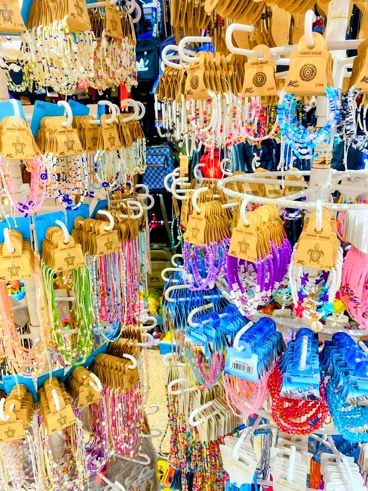 Colorful Holiday Jewelry Display