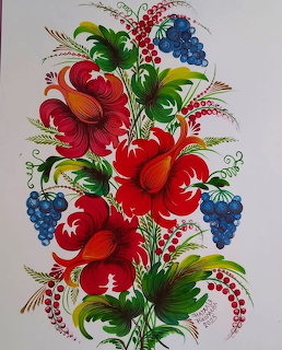 Petrykivka Folk Art Flowers