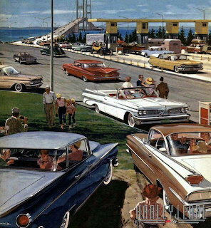Vintage Cars by Bridge