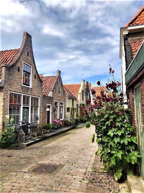 Historic town view of Zierikzee with traditional Dutch buildings