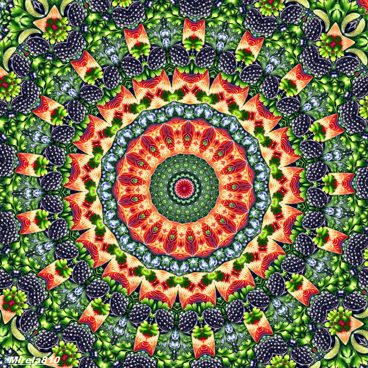 Colorful Floral Mandala Pattern