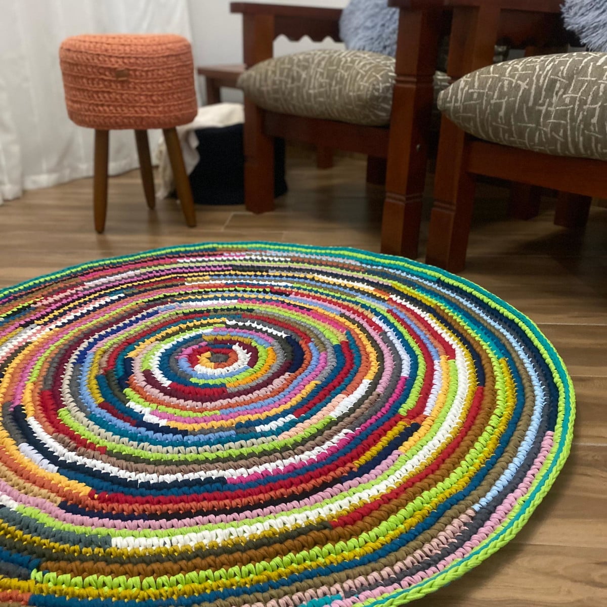 Colorful Round Rug