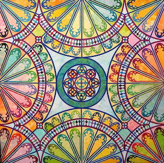Radial Mandala Pattern Art