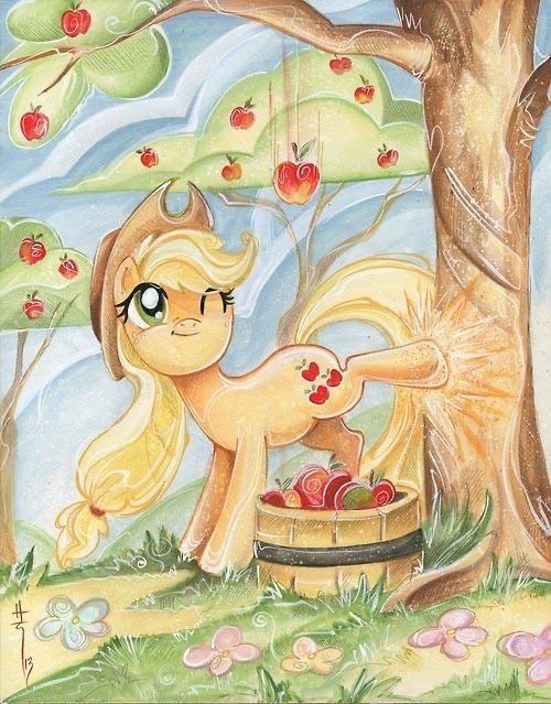 Applejack Under Apple Tree