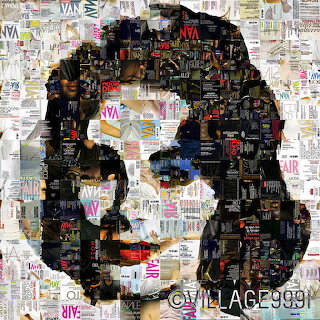 Magazine Face Collage