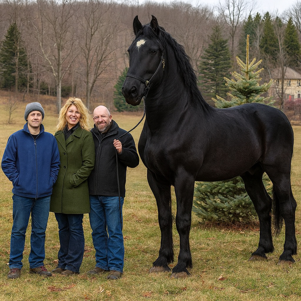 Black Horse Named Moose