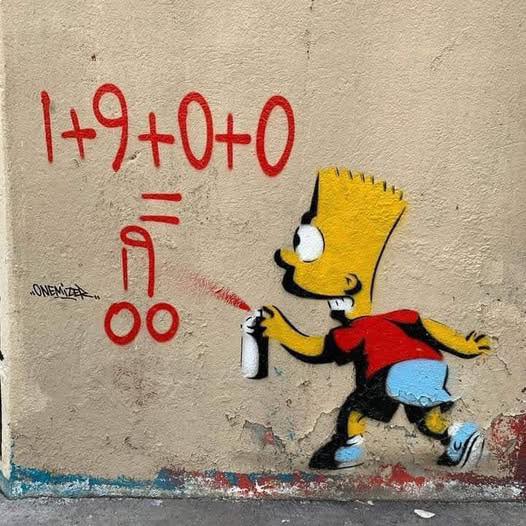 Banksy Bart Simpson Street Art