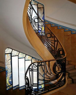Art Deco Spiral Staircase