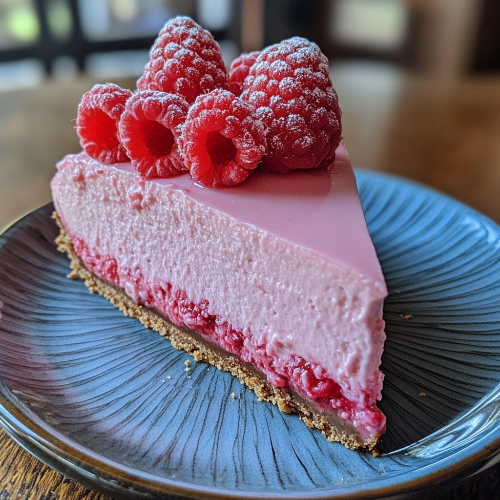 Pink Velvet Raspberry Cheesecake