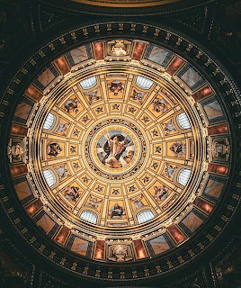 Ornate Baroque Dome Interior