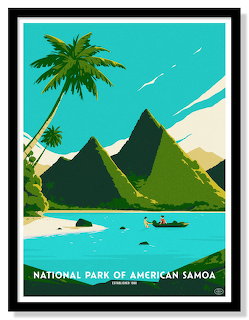 National Park American Samoa Poster