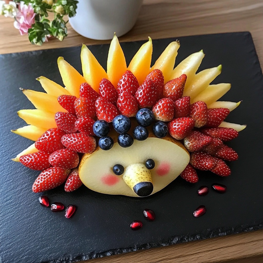 Fruit Hedgehog Platter
