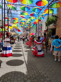Colorful Umbrella Street