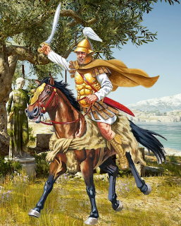 Ancient Horseman Painting