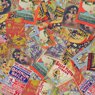 Vintage Circus Posters Collage