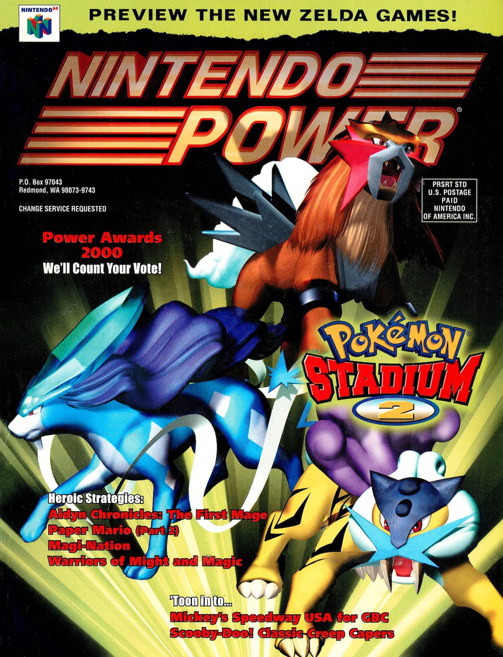 Nintendo Power Pokemon Stadium 2