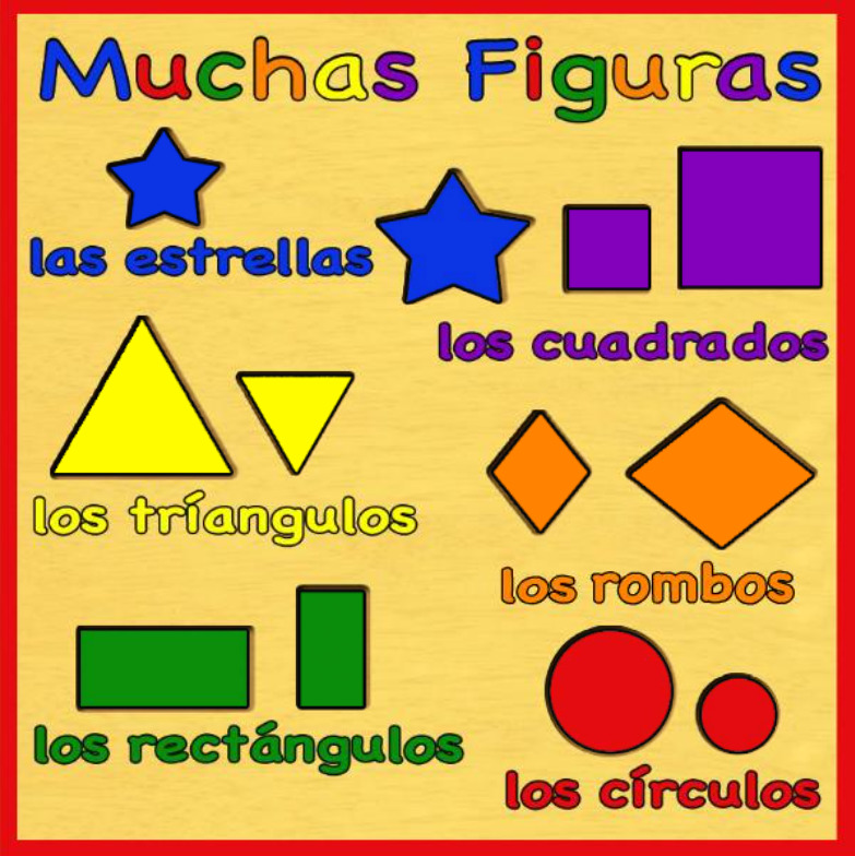 Spanish Shapes Poster