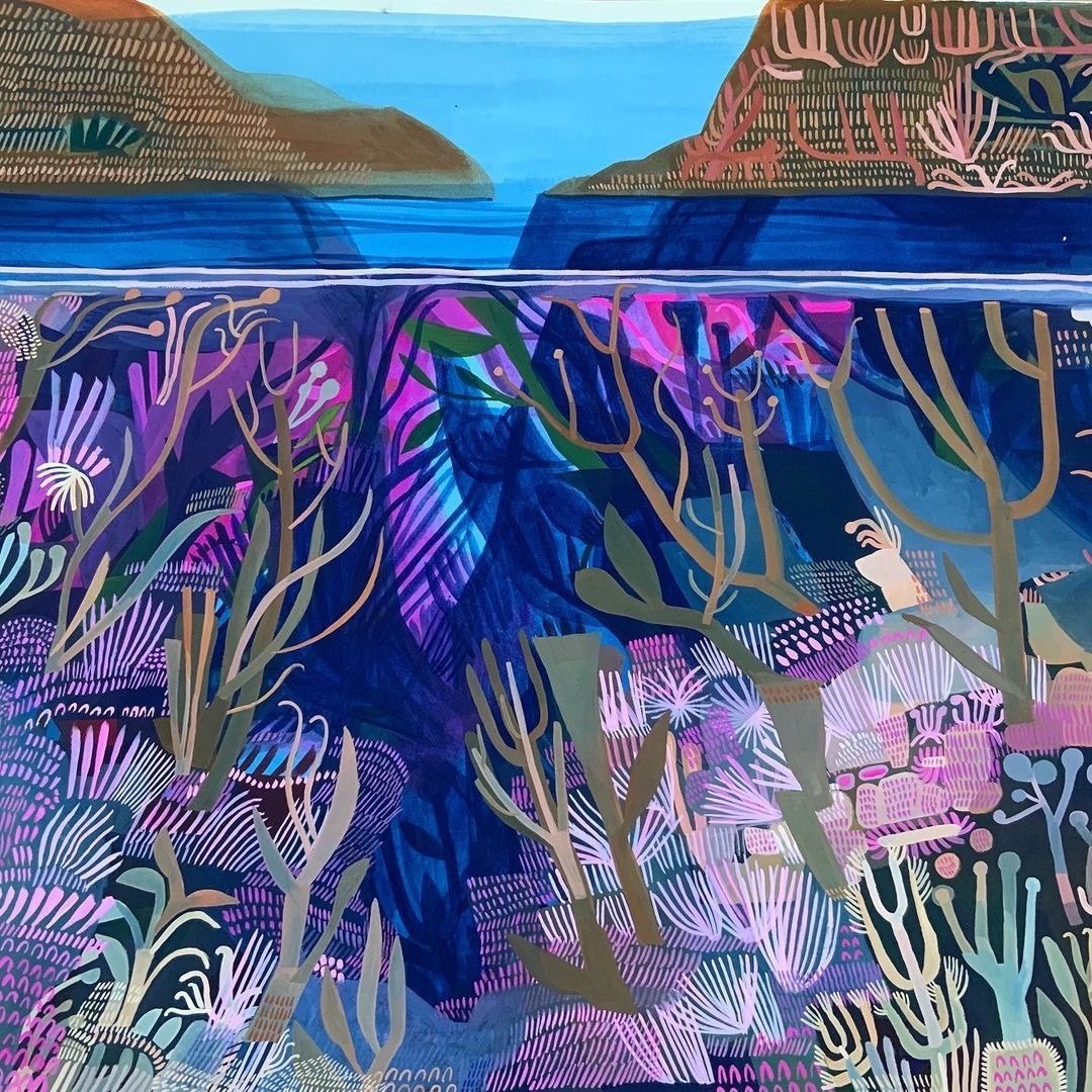 Underwater Coral Scene