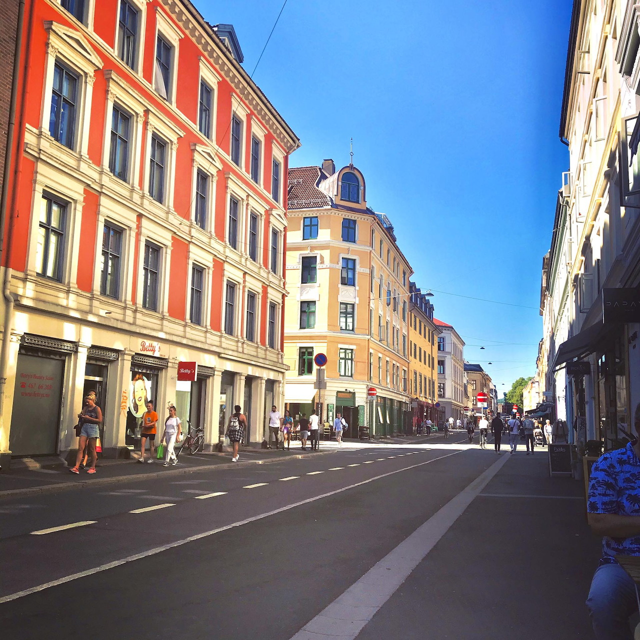 Summer Street in Oslo