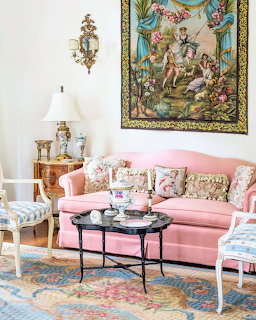 Elegant Pink French Interior