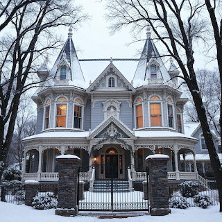 Victorian Snowy House