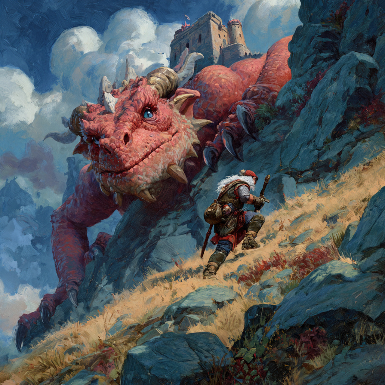 Knight and Dragon