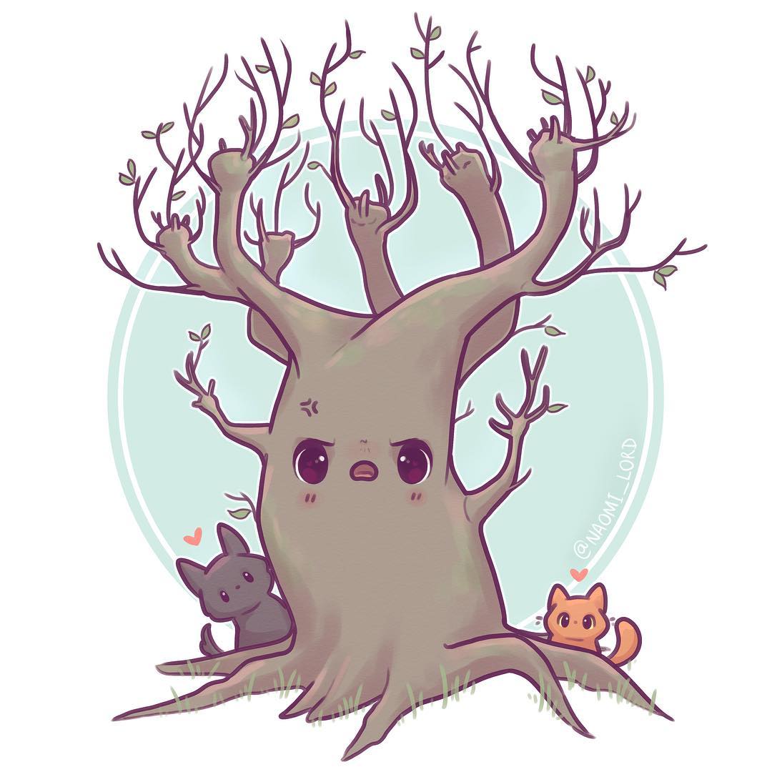 Cute Tree Illustration