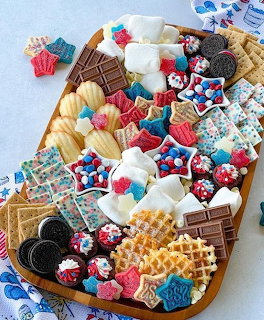 Patriotic Dessert Platter