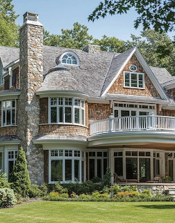 Stone and Shingle Luxury Home
