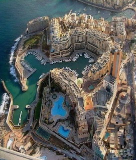 St Julian's Malta Aerial View