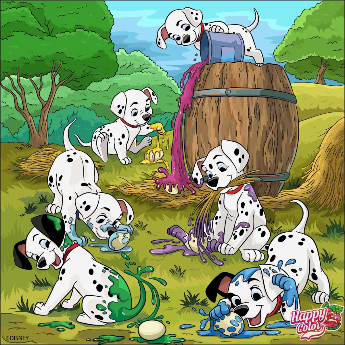 101 Dalmatians Paint Play
